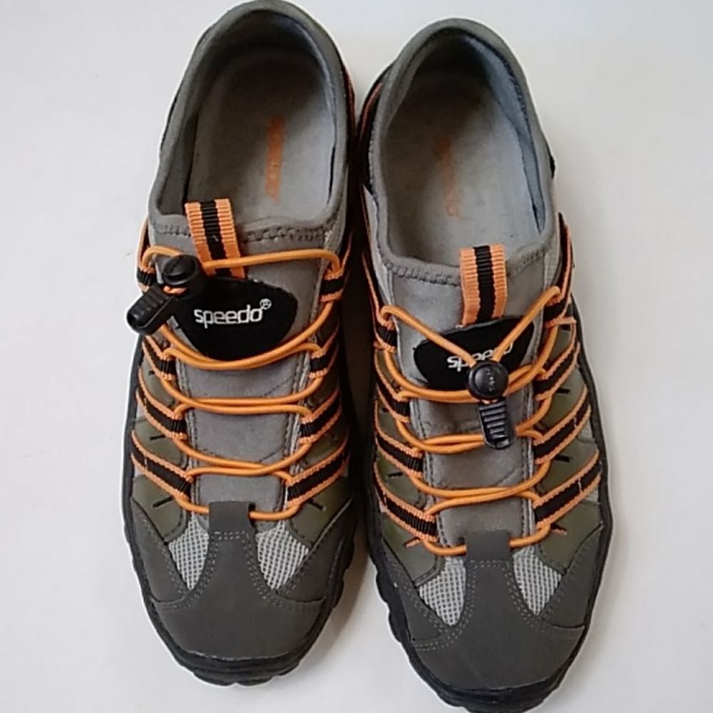SPEEDO HYDRA XP WATER GREY AND ORANGE MEN'S SHOES UNISEX